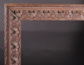 19th Century English School. A Carved Wood Frame, rebate 37.25" x 27" (94.6 x 68.6cm)