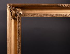 Early 19th Century English School. A Gilt Composition Hollow Frame, with composition corner