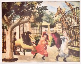 Carel Weight (1908-1997) British. "Allegro Strepitoso", Lithograph, Signed, inscribed and numbered