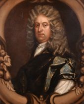 Manner of John Riley (1646-1691) British. Portrait of a Gentleman, thought to be Sir Hans Sloane (