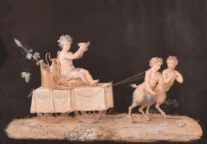 Attributed to Michelangelo Maestri (1741-1812) Italian. Chariot of the Gods, Gouache and