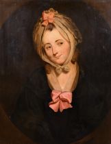 The Reverend Matthew William Peters (1742-1814) British. Portrait of Catherine Schindlerin, after