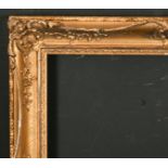 19th Century English School. A Gilt Composition Frame, with swept centres and corners, rebate 14"