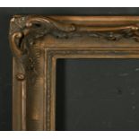 Early 20th Century French School. A Painted Composition Frame, with swept and pierced centres and