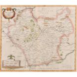 Robert Morden (c1650-1703) British. "Leicester Shire", Map, 14" x 16.25" (35.5 x 41.2cm) and another