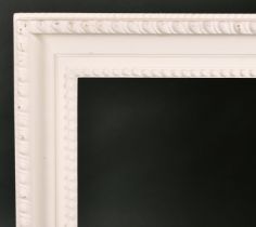 20th Century English School. A White Painted Composition Frame, rebate 50" x 40" (127 x 101.6cm)