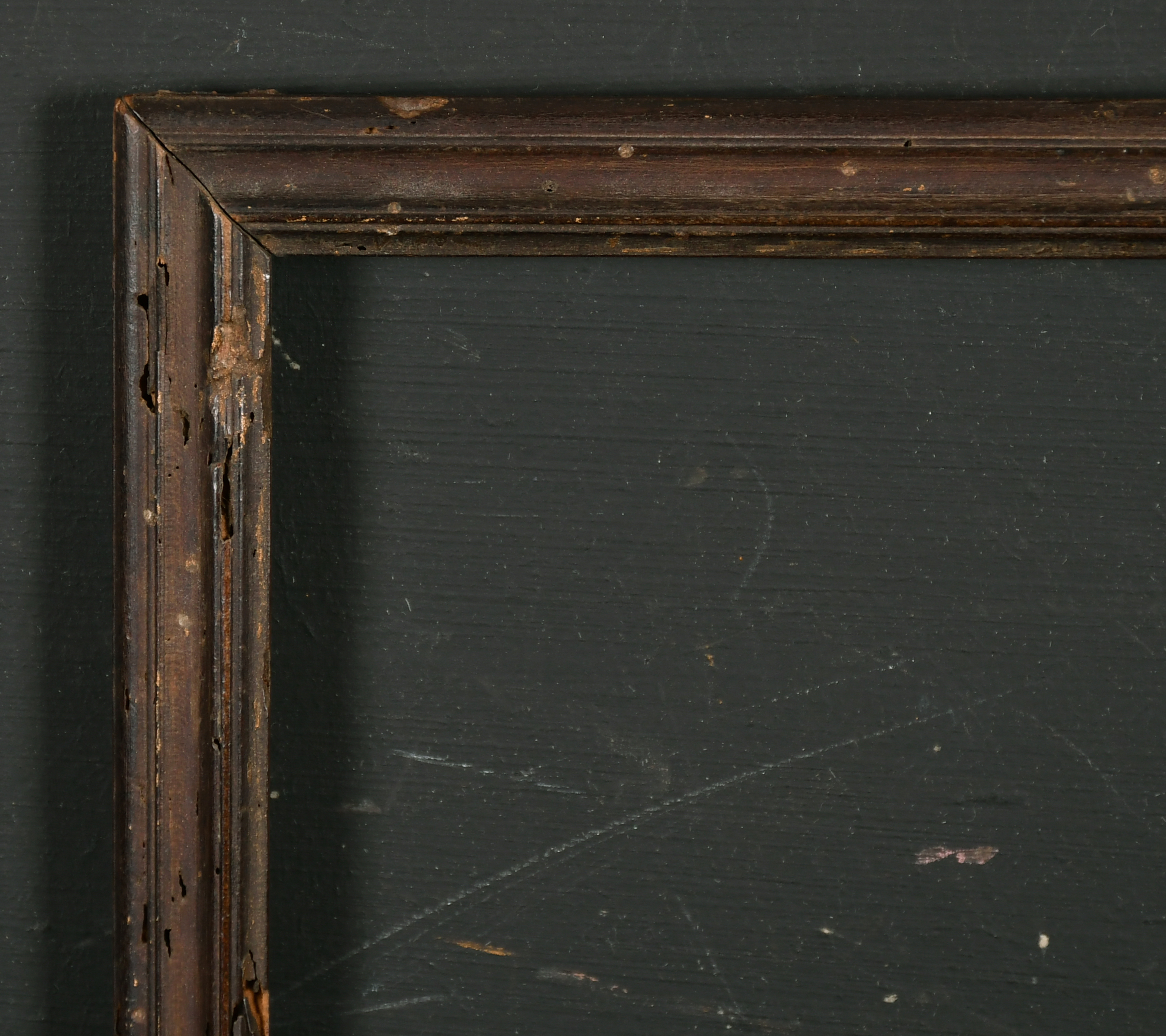 18th Century English School. Darkwood Frame, rebate 8" x 6.25" (20.3 x 15.9cm) and another