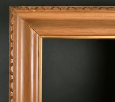 20th Century English School. A Wooden Frame, with a carved outer edge and gilt slip, rebate 30" x