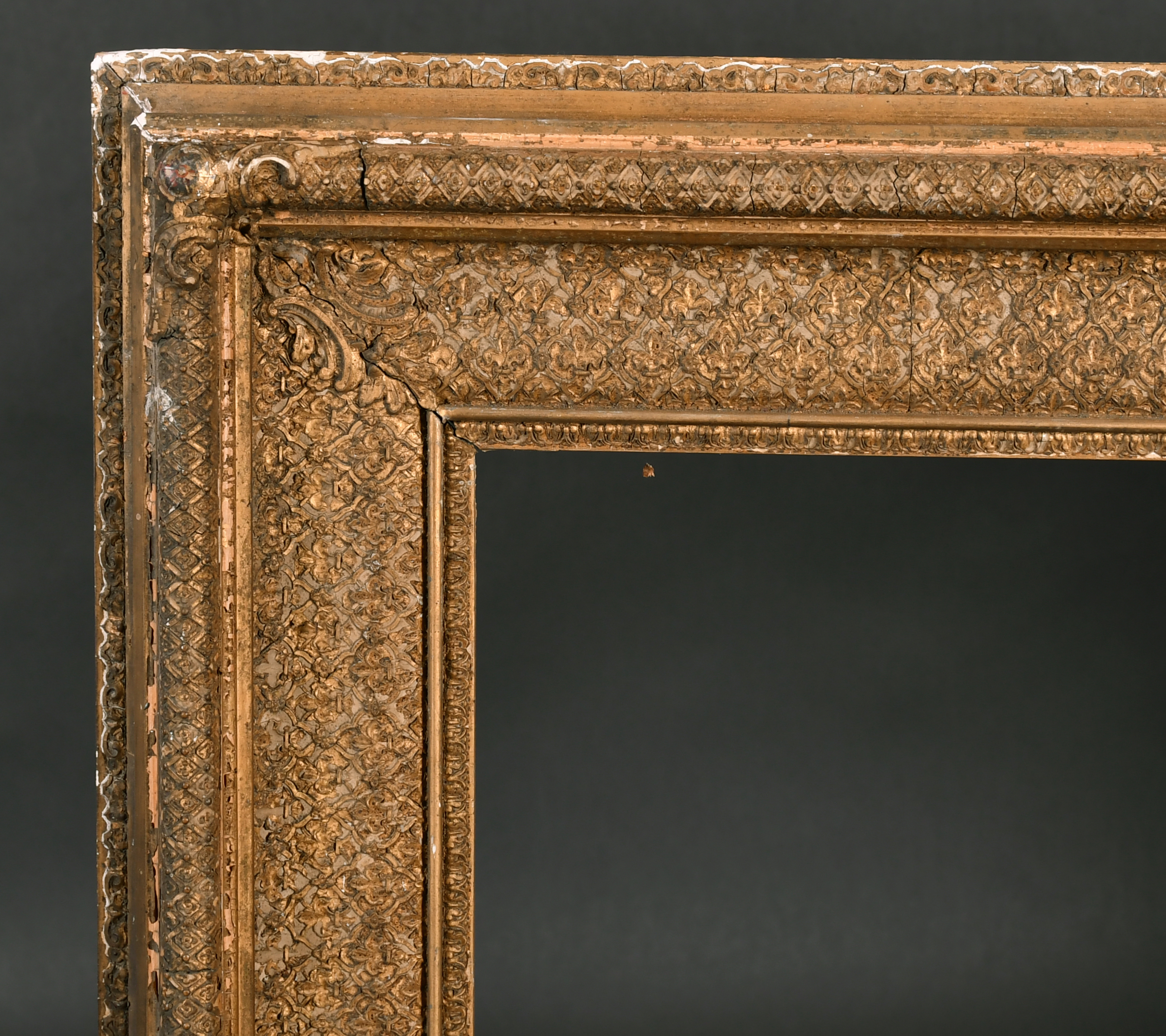 19th Century English School. A Gilt Composition Frame, rebate 45" x 27" (114.2 x 68.6cm)