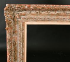 20th Century English School. A Painted Composition Frame, with swept centres and corners, and a