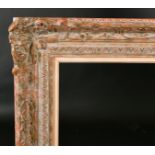 20th Century English School. A Painted Composition Frame, with swept centres and corners, and a