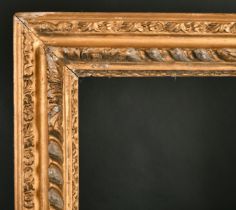 18th Century English School. A Carved Giltwood Frame, rebate 30" x 25" (76.2 x 63.5cm)