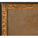 18th Century English School. A Carved Giltwood Frame, with inset glass, rebate 13" x 11.75" (33 x