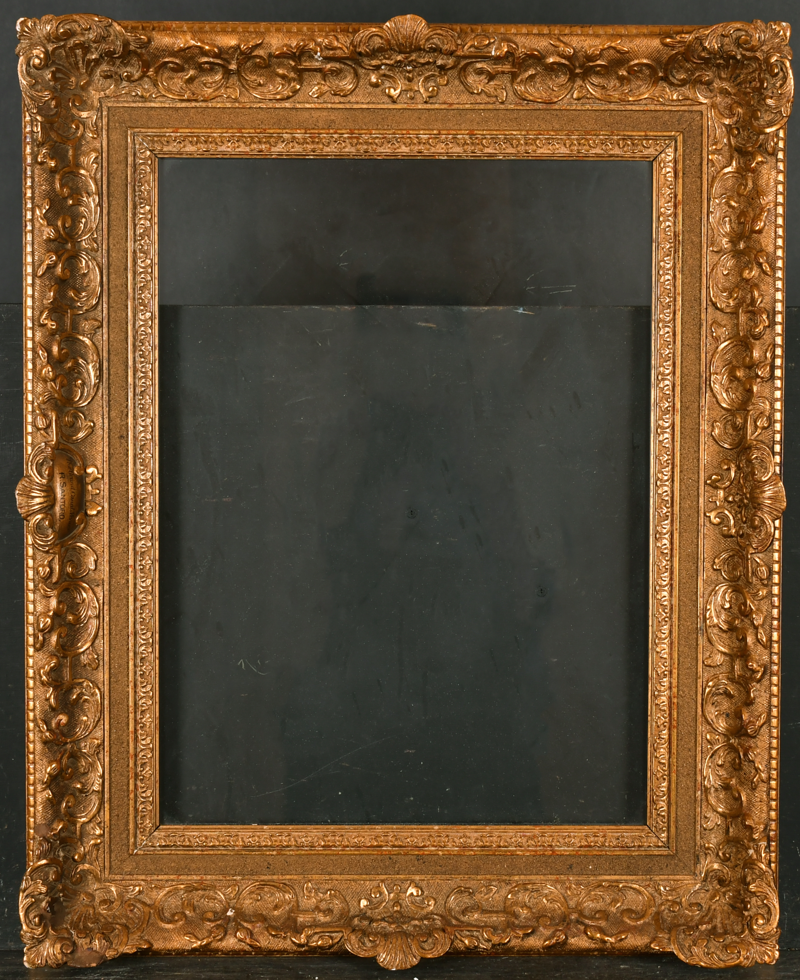 19th Century French School. A Louis Style Gilt Composition Frame, with swept centres and corners and - Image 2 of 3