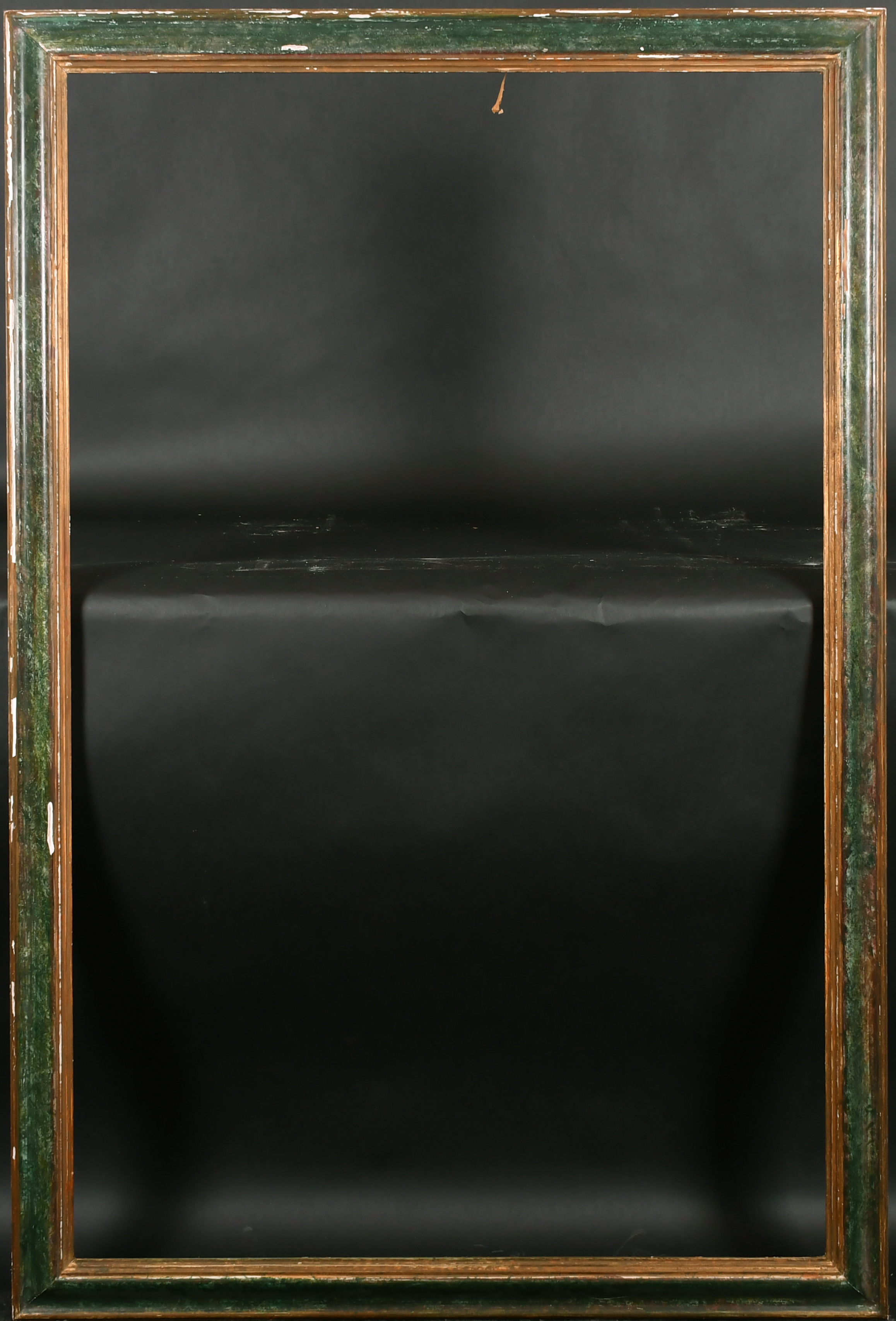 Early 20th Century English School. A Green Painted Frame, with gilt inner and outer edges, rebate - Bild 2 aus 3