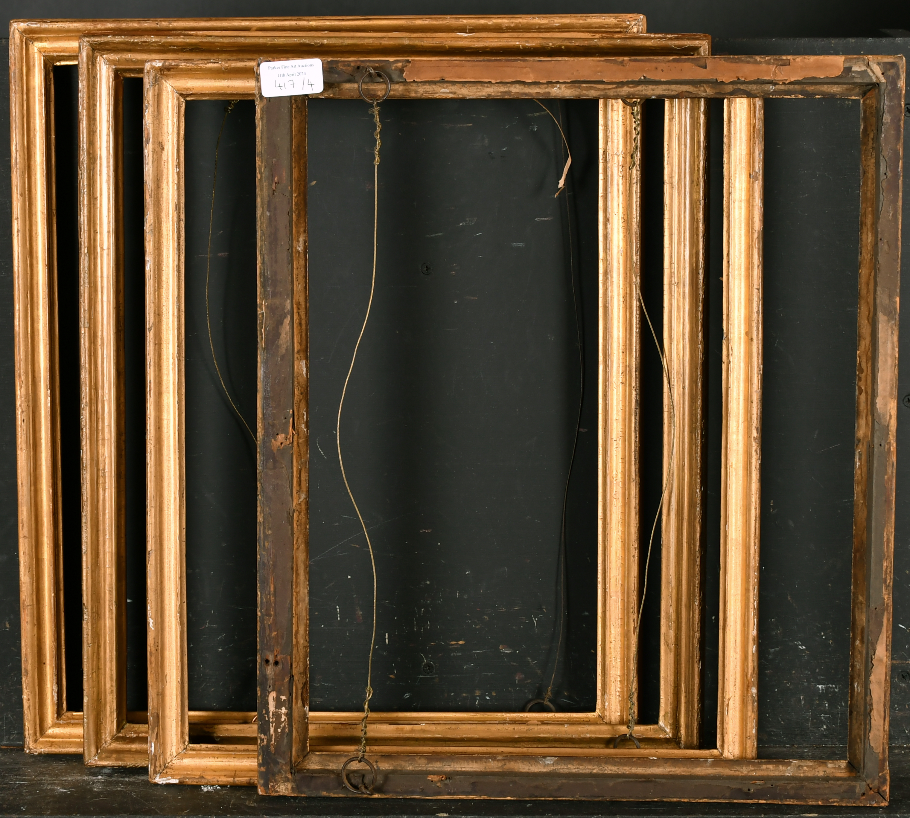 19th Century English School. A Near Set of Four Gilt Composition Frames, all 17" x 14" (43.2 x 35. - Image 3 of 3