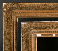 19th Century English School. A Pair of Gilt Composition Frames, rebate 26.5" x 14.5" (67.3 x 36.8cm)