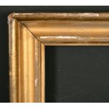 19th Century English School. A Hollow Gilt Frame, rebate 7.5" x 5.5" (19 x 14cm)