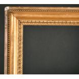Early 19th Century English School. A Carved Giltwood Frame, with a tongue inner edge, rebate 26" x