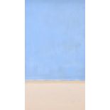 John Miller (1931-2002) British. "Cornish Beach", Oil on canvas, Inscribed verso, 36" x 20" (91.5