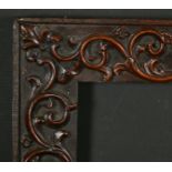19th Century English School. A Carved Wooden Frame, rebate 10" x 8.25" (25.4 x 20.9cm)