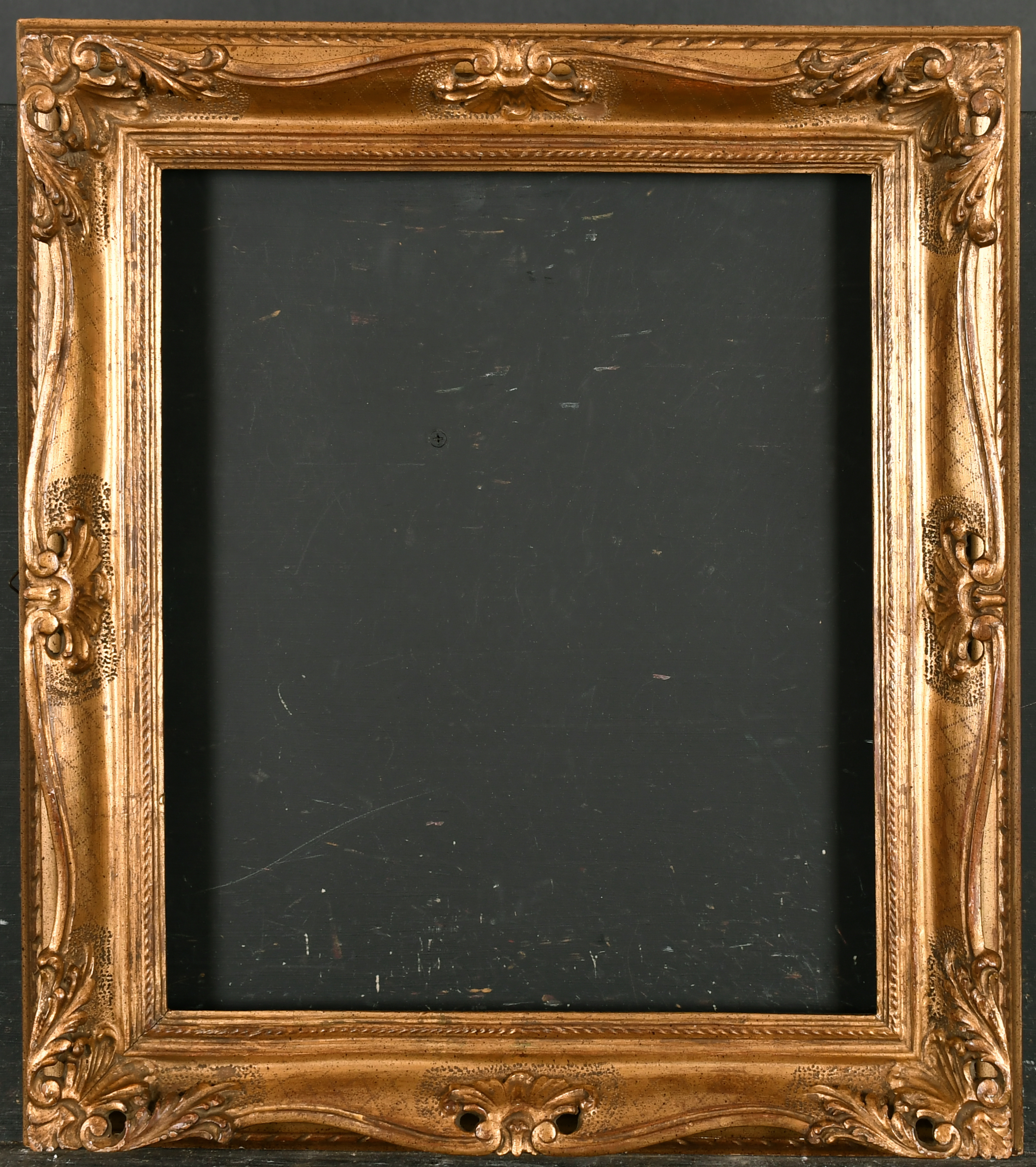20th Century European School. A Carved Giltwood Frame, with swept and pierced centres and corners, - Image 2 of 3