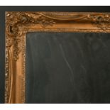 20th Century English School. A Gilt Composition Frame, with swept and pierced centres and corners