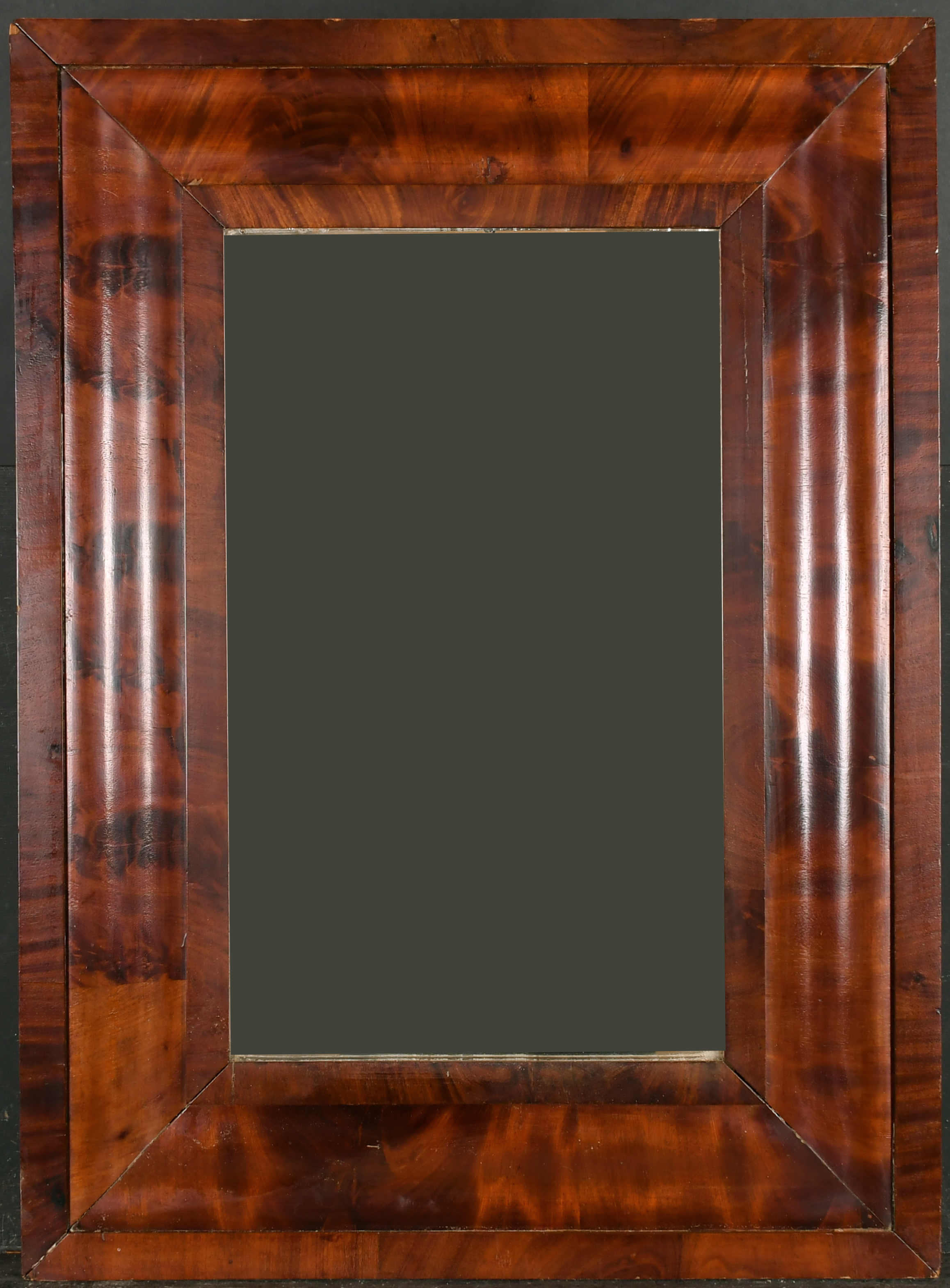 19th Century English School. A Wooden Frame, with inset mirror glass, rebate 20" x 12" (50.8 x 30. - Bild 2 aus 3