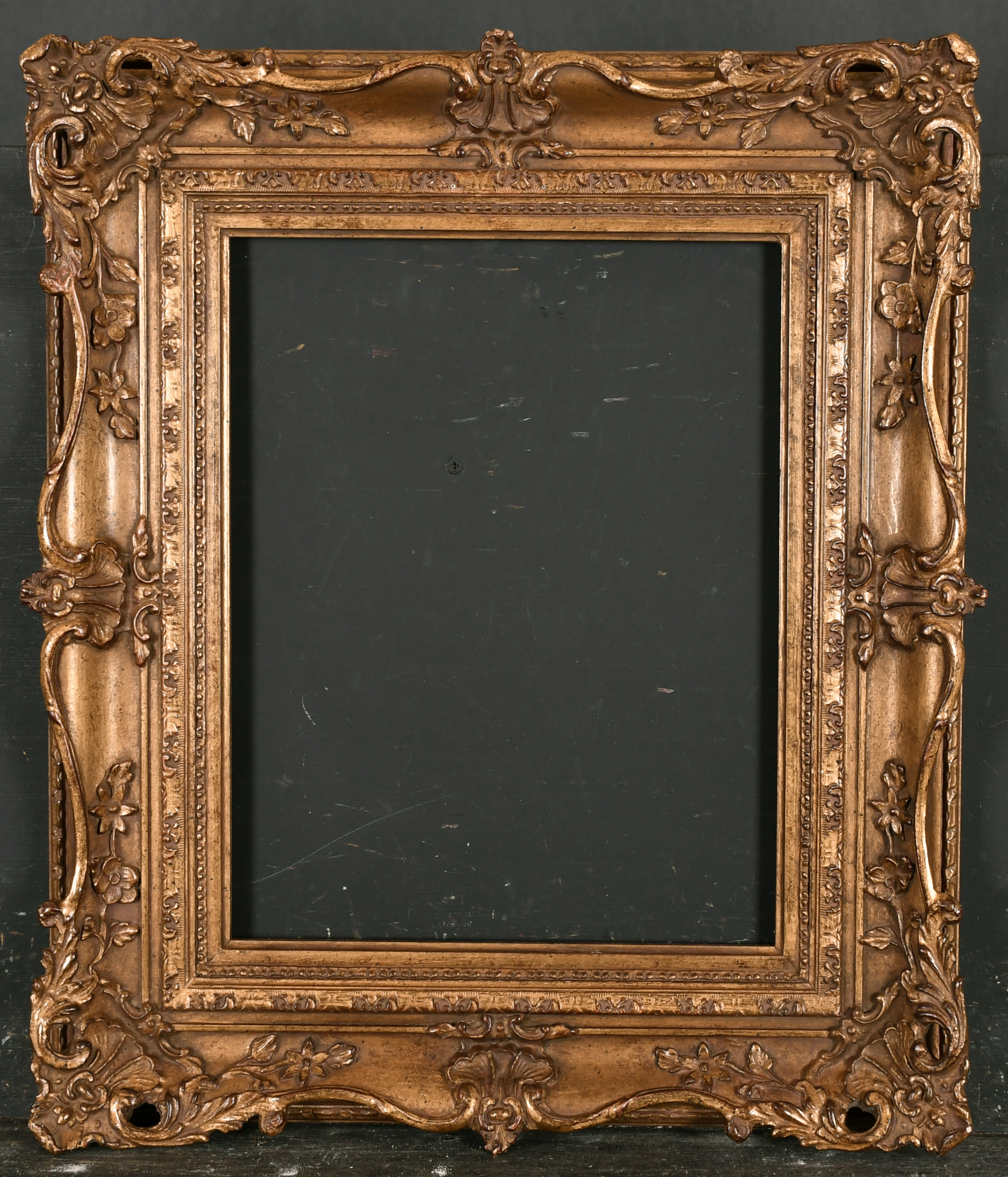 20th Century English School. A Gilt Composition Frame, with swept centres and corners, rebate 14" - Image 2 of 3