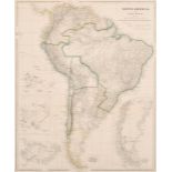 After John Arrowsmith (1790-1873) British. "South America", Print, 24.5" x 20" (62.2 x 50.8cm)