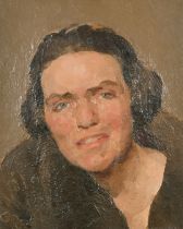Amy Katherine Browning (1881-1978) British. A Portrait of Hester Wood (later Hester Harvey