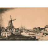 David Young Cameron (1865-1945) British. "Haarlem", Print, 7.75" x 11.5" (19.6 x 29.1cm)