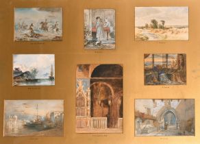 19th Century English School. A Set of Eight Watercolours after Stuart, Duncan, Brunton, Bough,