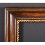 Early 20th Century European School. A Wooden Frame with a gilt inner edge, rebate 13.5" x 9.25" (