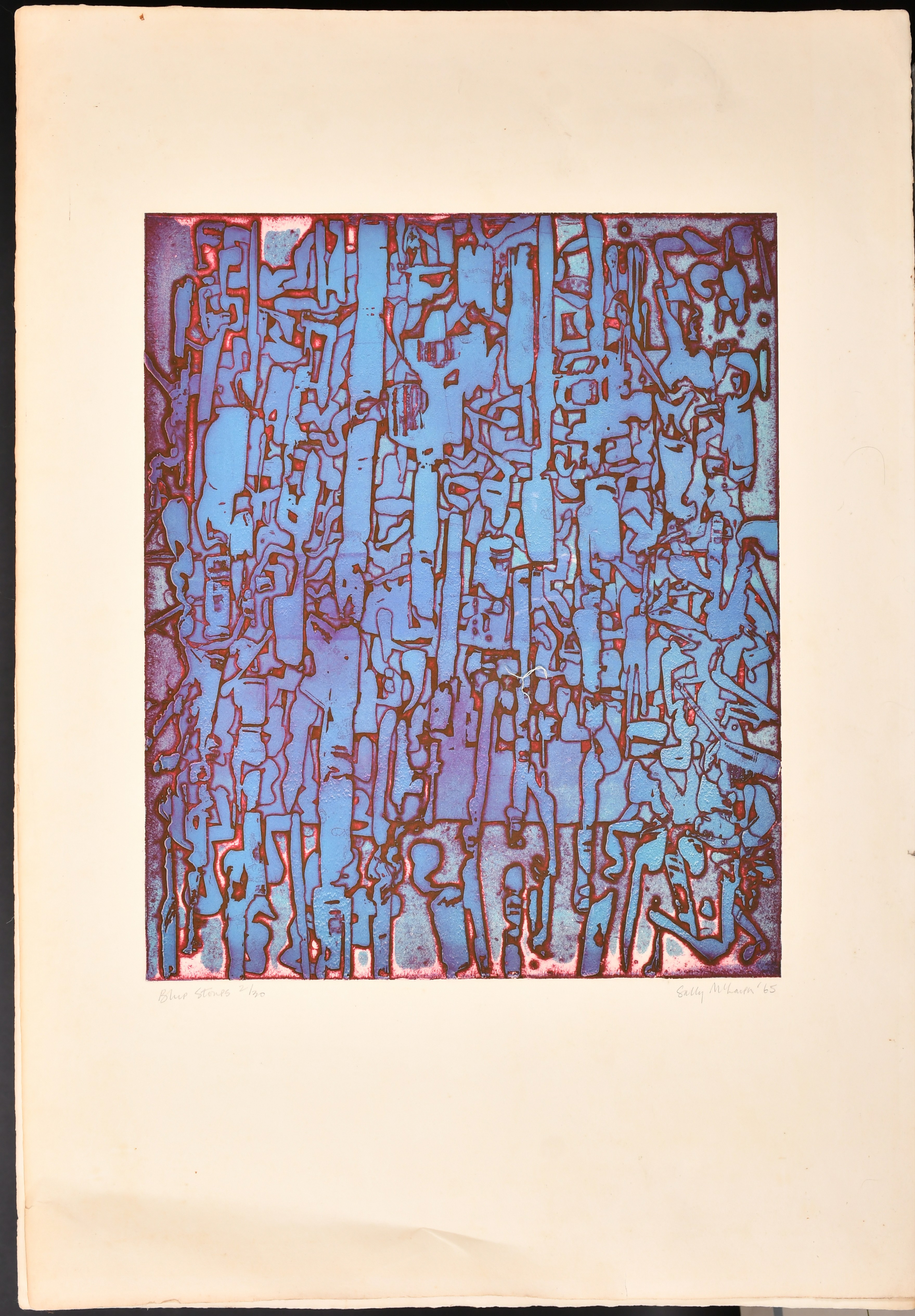 Joe Tilson (1928-2023) British. "Summer Exhibition Royal Academy of Arts, 1987", Poster, Signed ' - Image 4 of 6