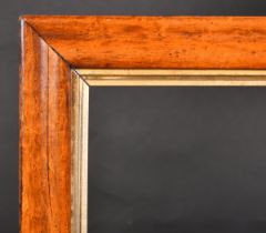 19th Century English School. A Maple Frame, with a gilt slip, rebate 32.5" x 23.5" (82.5 x 59.7cm)