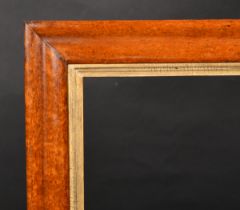 19th Century English School. A Maple Frame, with a gilt slip, rebate 27.25" x 22" (69.2 x 55.8cm)