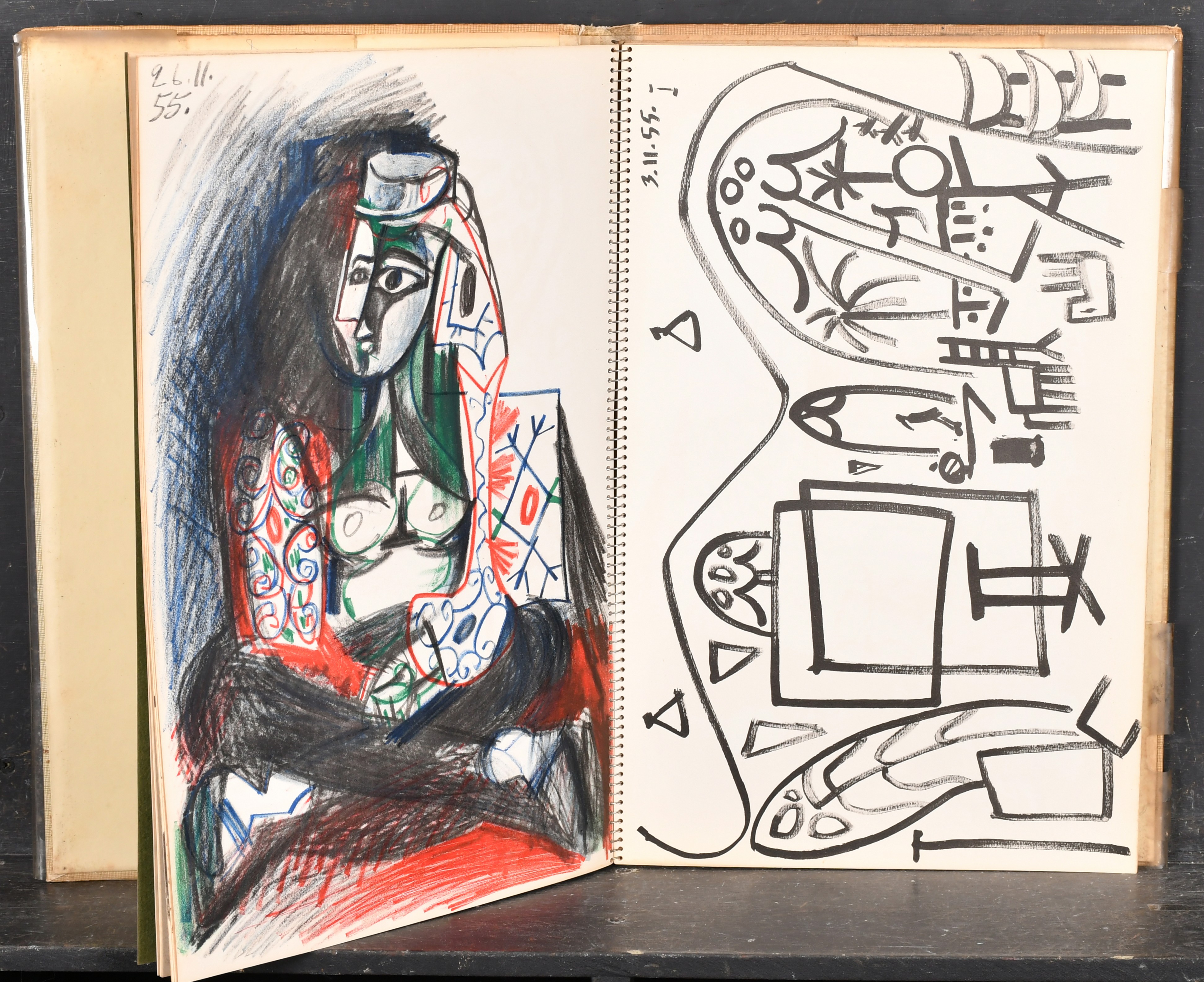 Pablo Picasso (1881-1973) Spanish. 'Picasso's Sketchbook', Limited Edition in facsimile, published - Image 4 of 4