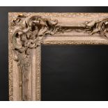 19th Century English School. A Painted Composition Frame, with swept and pierced centres and