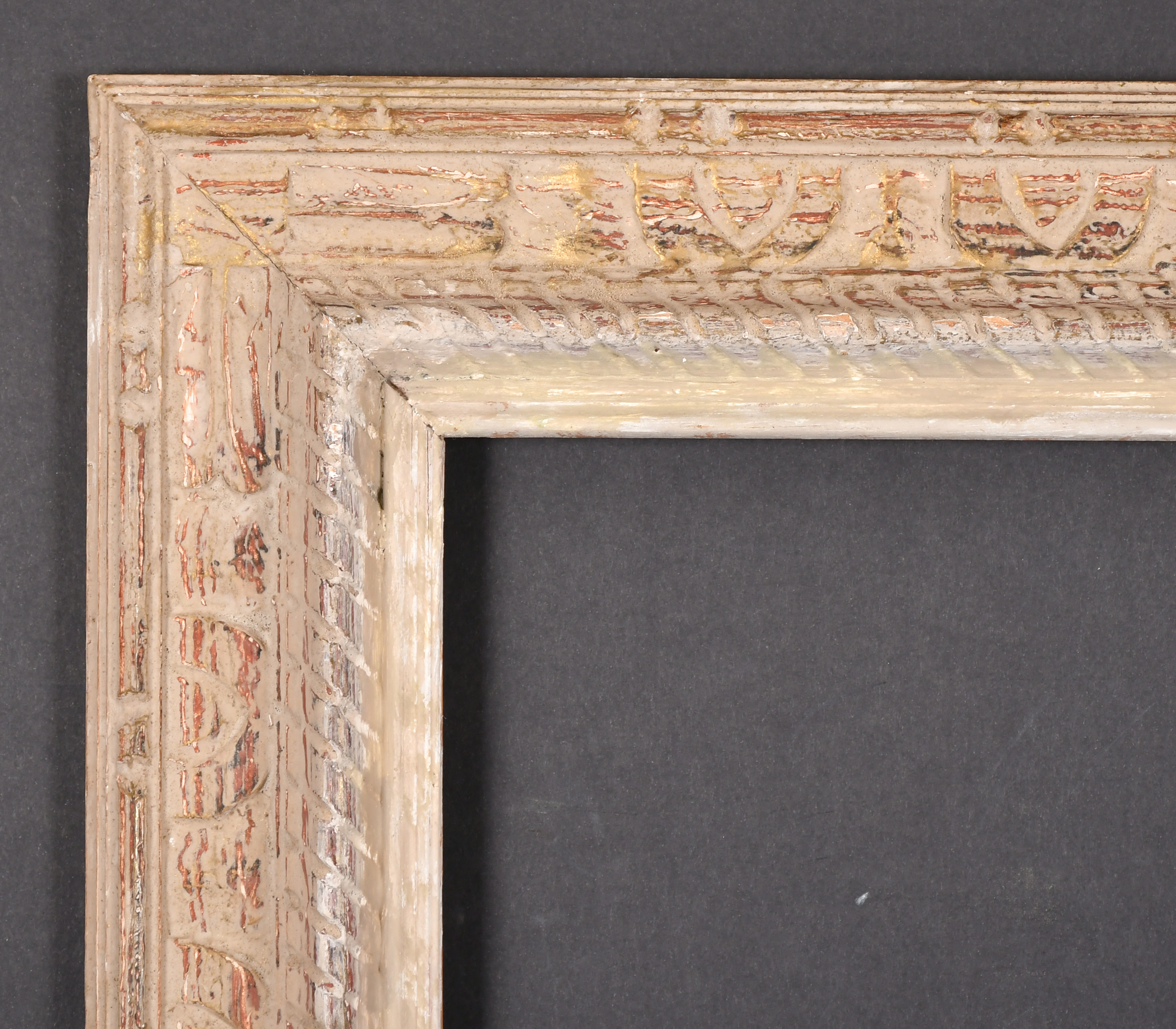 20th Century French School. A Painted Carved Wood Frame, rebate 20.5" x 16.5" (52.1 x 41.9cm)