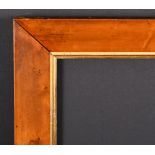 19th Century English School. A Maple Frame, with a gilt slip, rebate 13" x 11" (33 x 27.9cm)