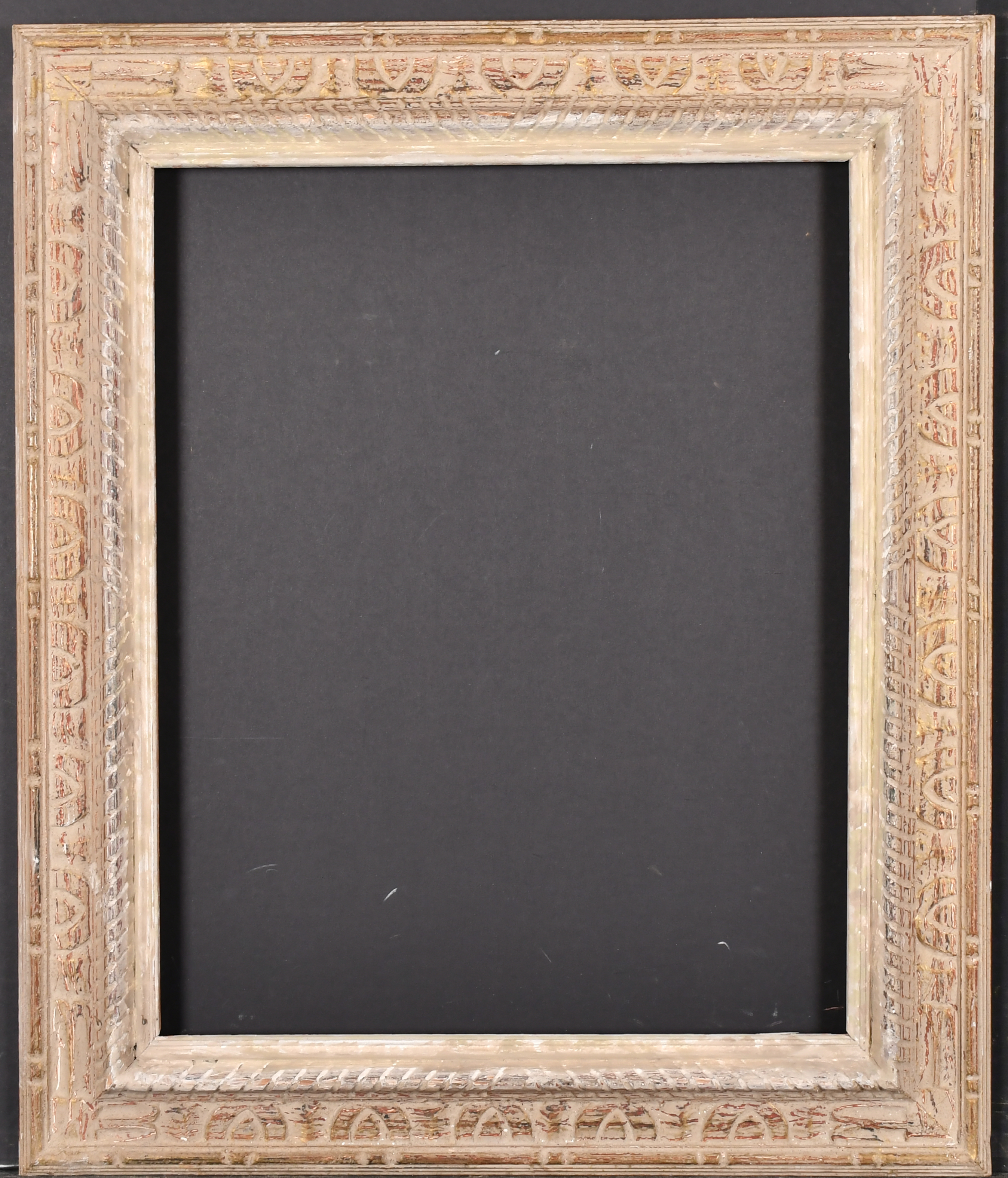 20th Century French School. A Painted Carved Wood Frame, rebate 20.5" x 16.5" (52.1 x 41.9cm) - Image 2 of 3