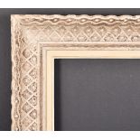 20th Century French School. A Painted Carved Wood Frame, rebate 16" x 13" (40.6 x 33cm)