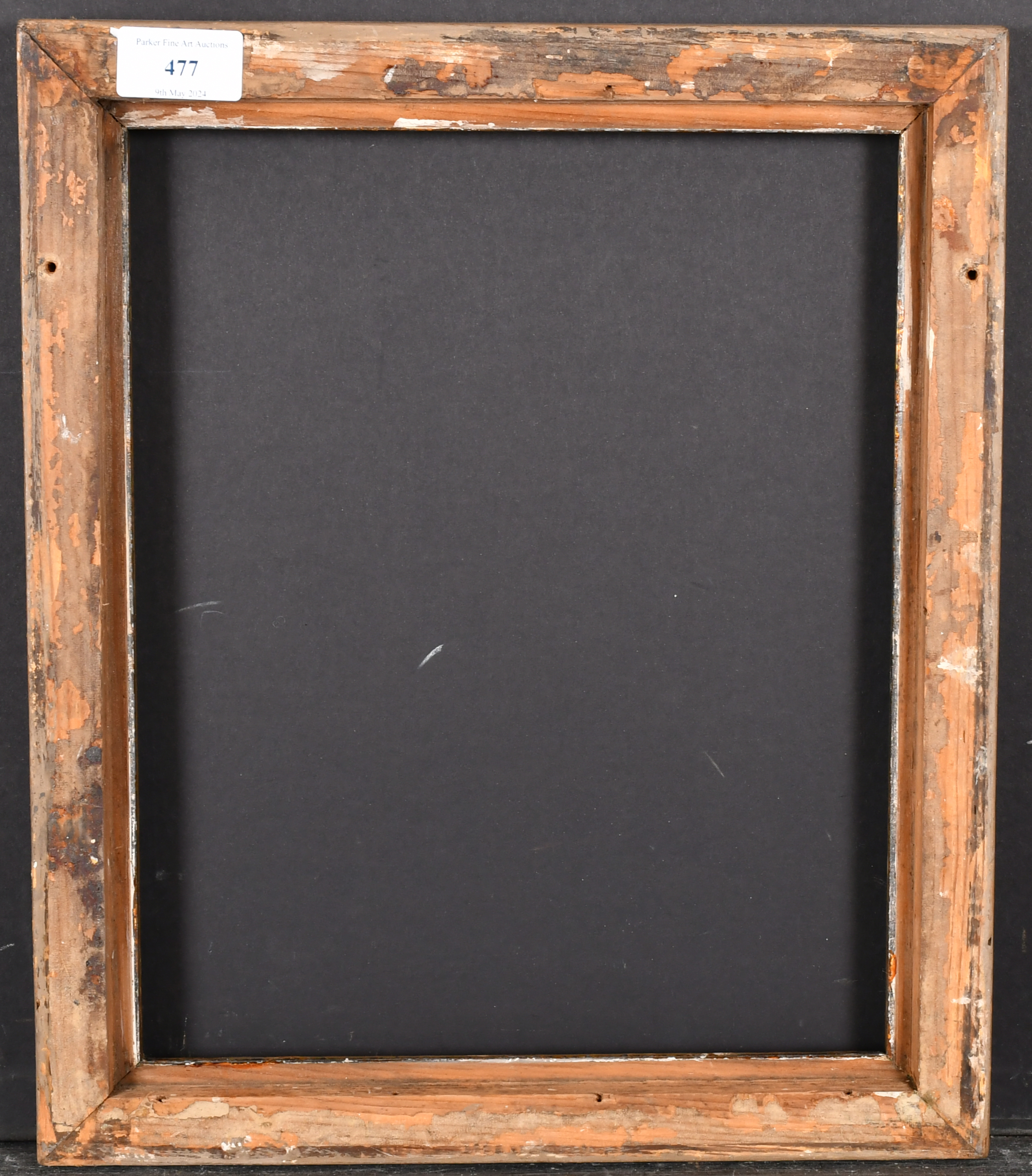 19th Century English School. A Ribbed Composition Frame, rebate 12" x 10" (30.5 x 25.4cm) - Image 3 of 3