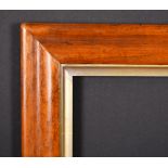 19th Century English School. A Maple Frame, with a silver slip, rebate 12" x 10" (30.5 x 25.4cm) and