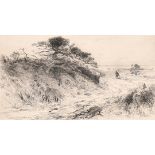 Robert Swain Gifford (1840-1905) British. "The Path To The Shore", Etching, Inscribed, unframed 4.