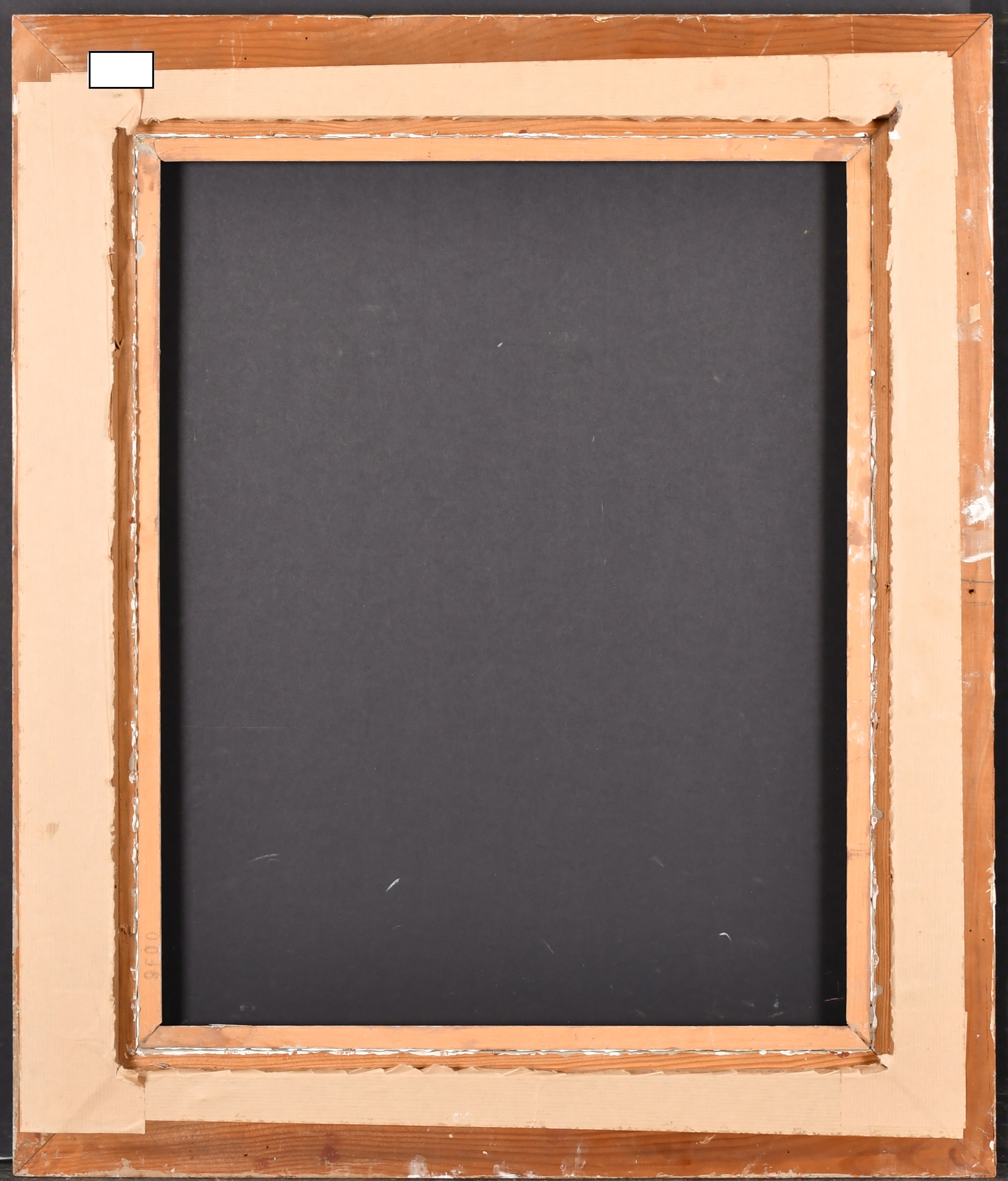 20th Century French School. A Painted Carved Wood Frame, rebate 20.5" x 16.5" (52.1 x 41.9cm) - Image 3 of 3