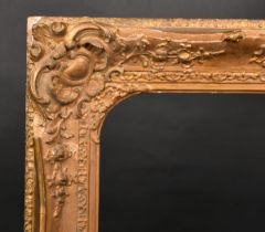 19th Century English School. A Painted Composition Frame, with an arched top (horizontal) rebate 24"
