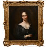Circle of Godfrey Kneller (1646-1723) British. Portrait of Countess of Barrymore, Oil on canvas,