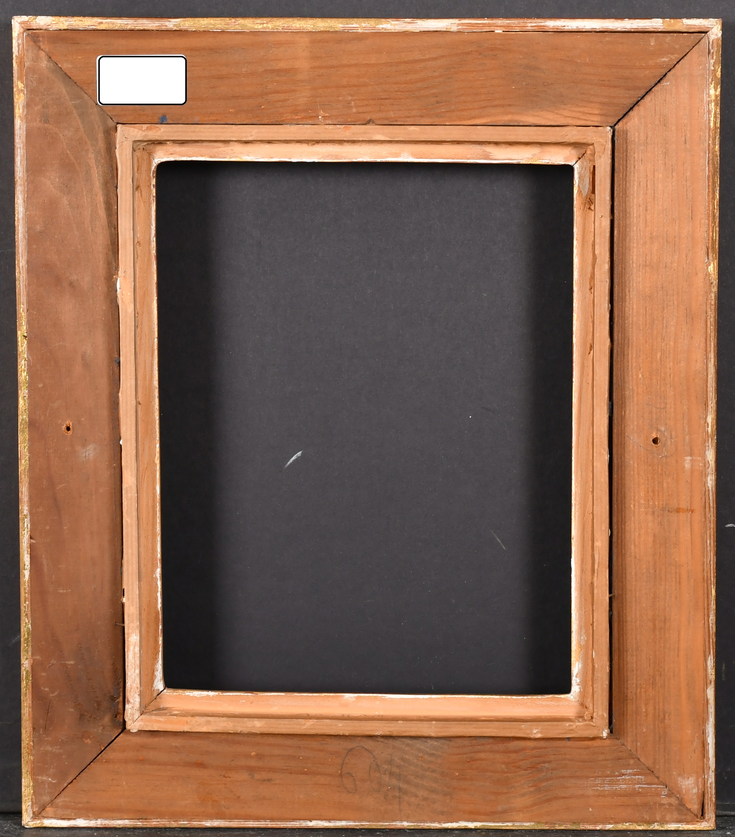 20th Century English School. A Gilt Frame, with a velvet panelling, rebate 9.5" x 7.5" (24.1 x 19cm) - Image 3 of 3
